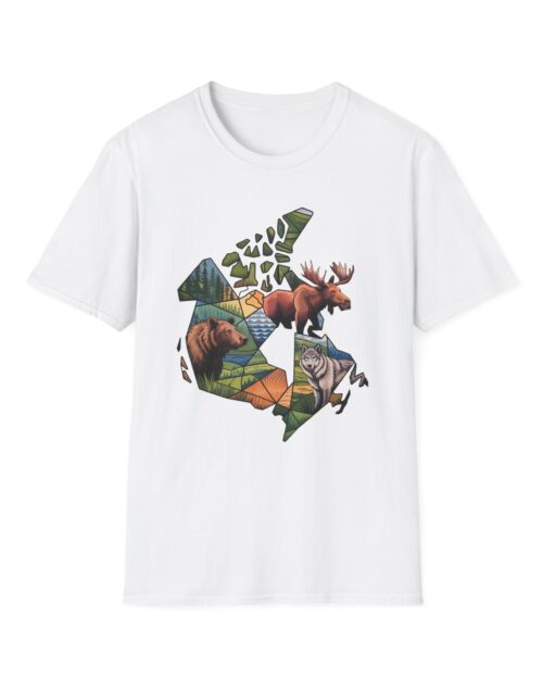 Wild Canada Mosaic – Unisex Softstyle Tee