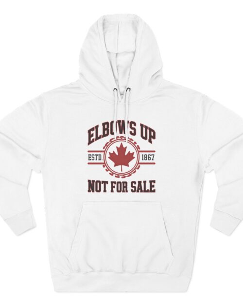 Elbows Up – Three-Panel Fleece Hoodie