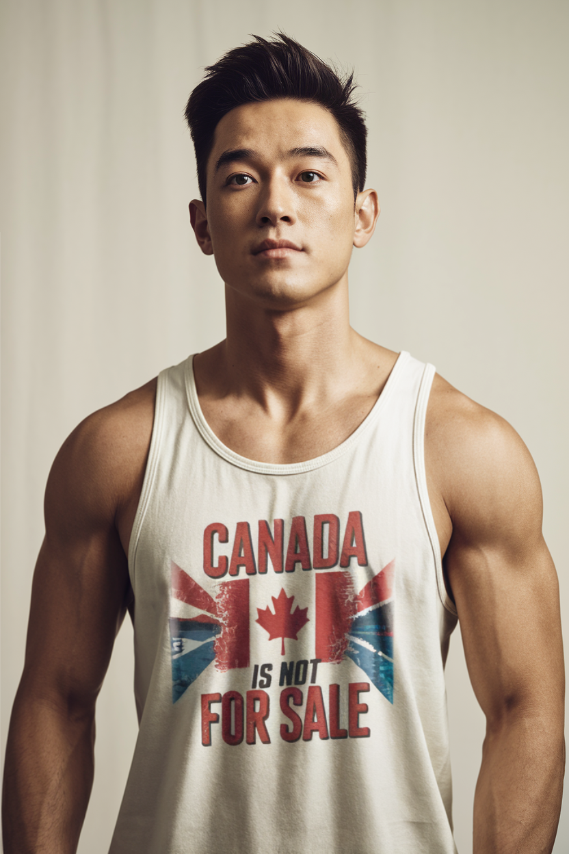 Model wearing a True North collection tank top
